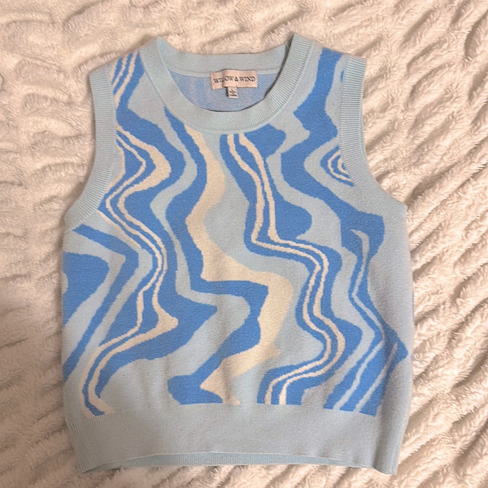 Cute Blue Sweatervest